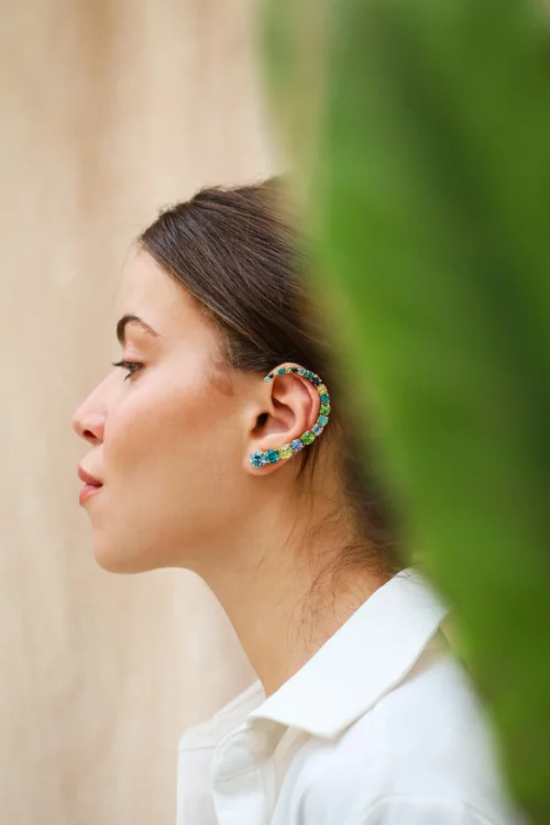 Saria cuff earrings
