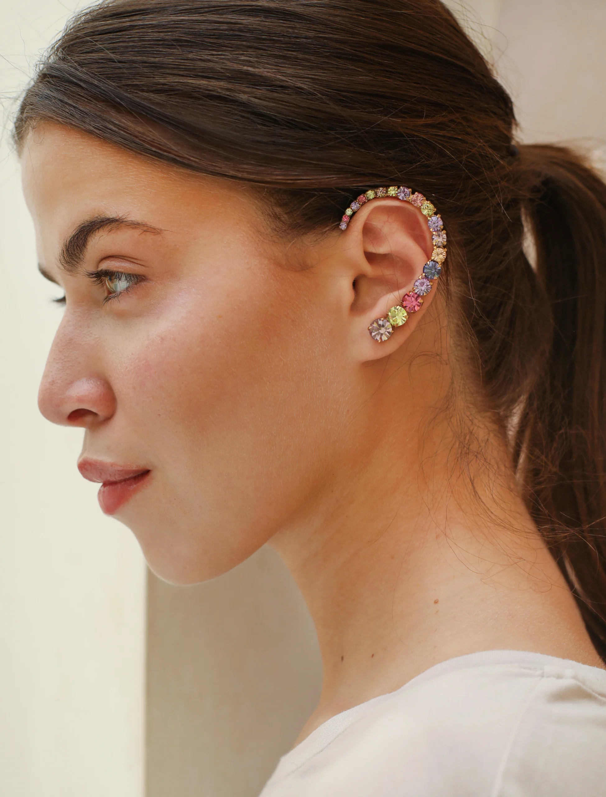 Saria cuff earrings