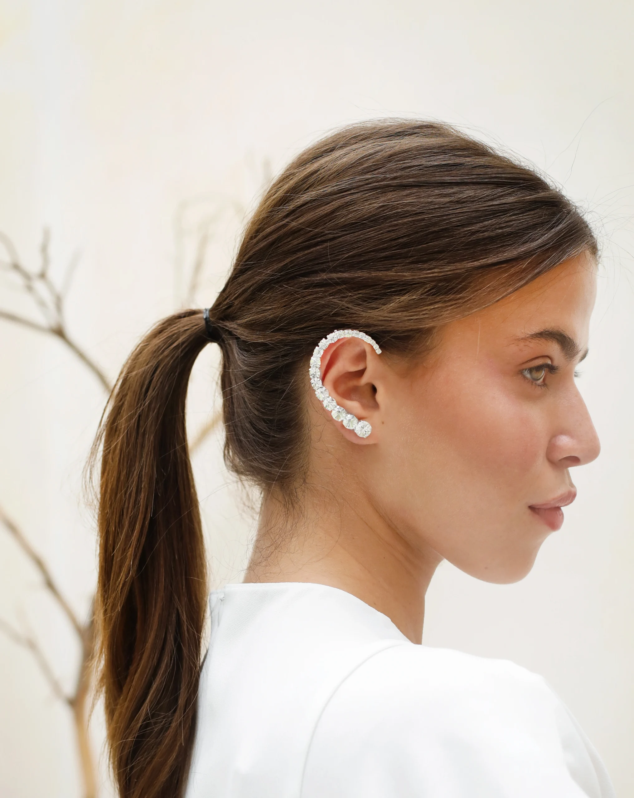 Saria cuff earrings